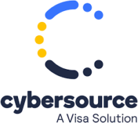 CyberSource logo with tagline and link to company website