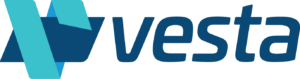 Vesta logo with link to company website