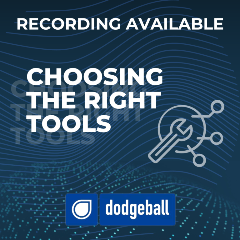Choosing the right tools (1)
